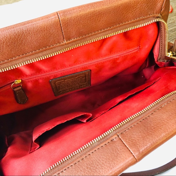 Coach Leather Satchel with Shoulder Strap - Picture 3 of 5